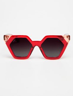 Hexagon II - Shiny Red