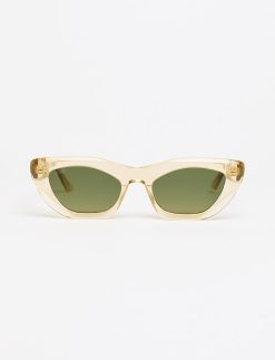 Guetto - Acetate Crystal Lime with Green gradient lenses