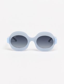 Paola - Bicolor Blue with Blue gradient lenses